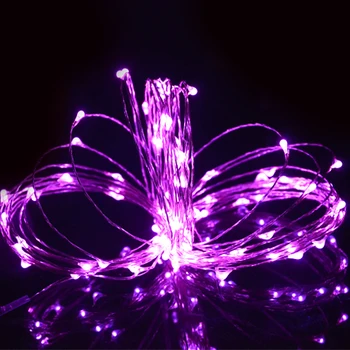

Multi-Color 5M 50LEDs Copper Wire RGB LED String Fairy Lights Lamp Christmas Garland Decoration Starry Copper Wire Waterproof