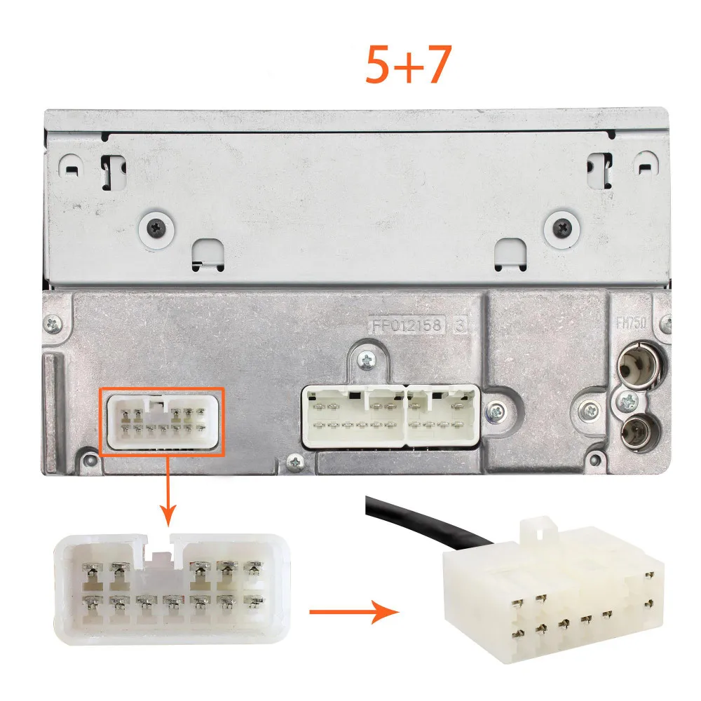 Moonet автомобильный аудио AUX адаптер MP3-плеер 3,5 мм AUX+ iPhone Lightning для Toyota& Lexus(5+ 7) Corolla Avensis Camry RAV4 QX196