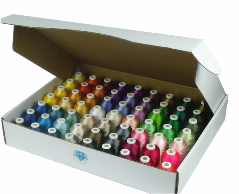 330 220 Colors Available Threadart Polyester Machine Embroidery Thread By the Spool No 1000M Pewter 
