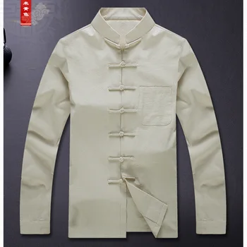 

Brand New Arrival Chinese Traditional Men's 100% Cotton Kung Fu Jackets Coats Outerwear M L XL XXL 3XL M0708