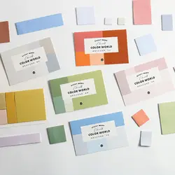 Coloffice небольшой свежий карамельный цвет идеальный цвет ful лаборатория серии блокноты студент канцелярские Sticky заметки офисные