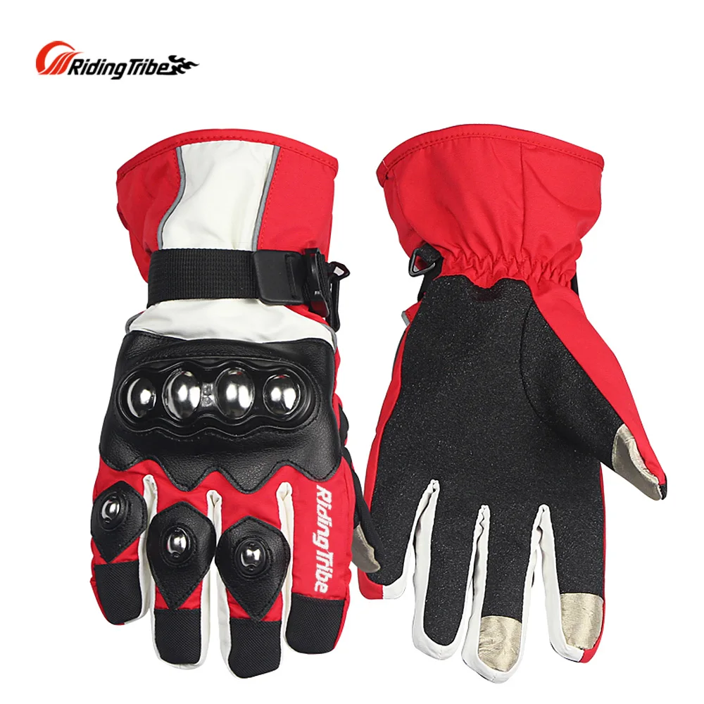 Зимние мотоциклетные перчатки для верховой езды, водонепроницаемые ветронепроницаемые перчатки для катания на лыжах, противоскользящие moto cicleta Guantes, перчатки для верховой езды, HX-04
