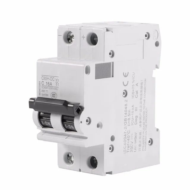 16A/ 32A/ 63A Amps Electric 2P 250V Miniature Circuit Breaker Circuit Breaker Air Switch Low voltage C65H DC for DC Systems-in Switches from Lights & ... 16A/ 32A/ 63A Amps Electric 2P 250V Miniature Circuit Breaker Circuit Breaker Air Switch Low voltage C65H DC for DC Systems-in Switches from Lights & ...