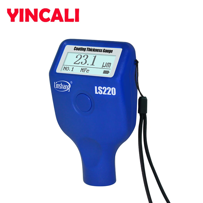 

LS220 Digital Coating Thickness Gauge Tester with built-in integrated ruby tip probe Fe/NFe No calibration easy to operate
