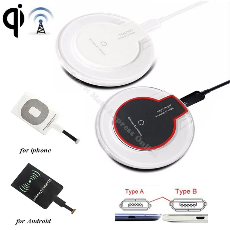 Qi Wireless Charging Charger Receiver For Samsung Galaxy