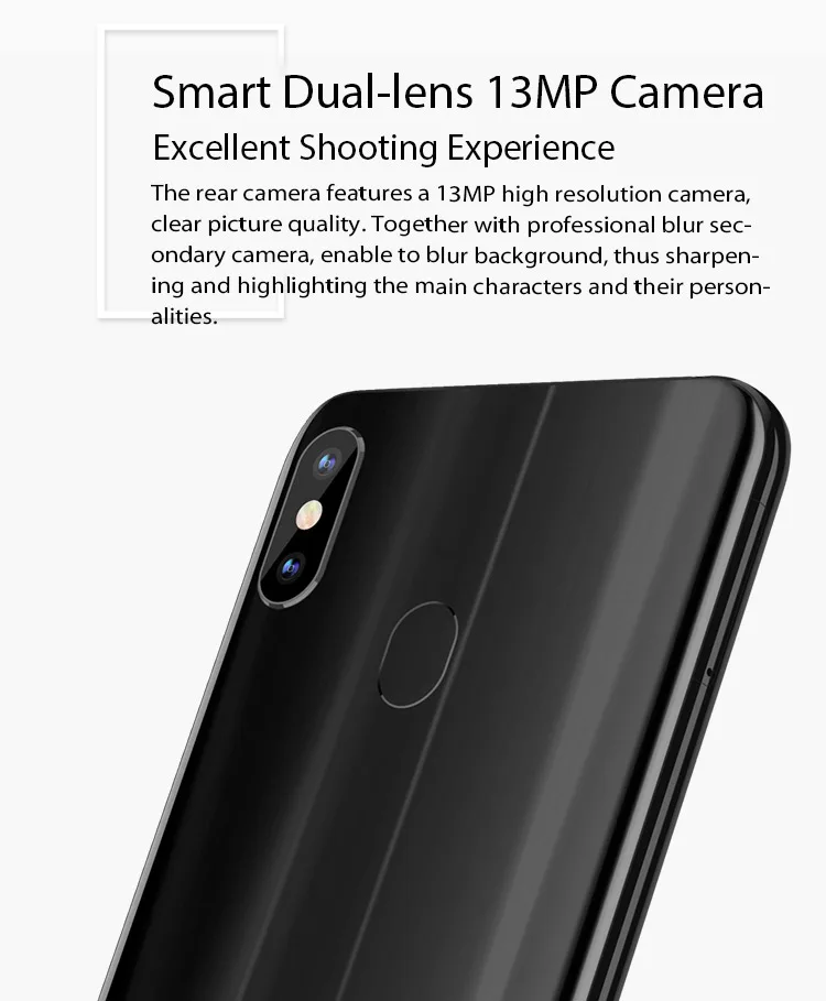 MEIIGOO S9 4GB RAM 32GB ROM MTK6750T 1.5GHz Octa Core 6.18 Inch In Cell FHD+ Full Screen Android 8.1 4G LTE Smartphone