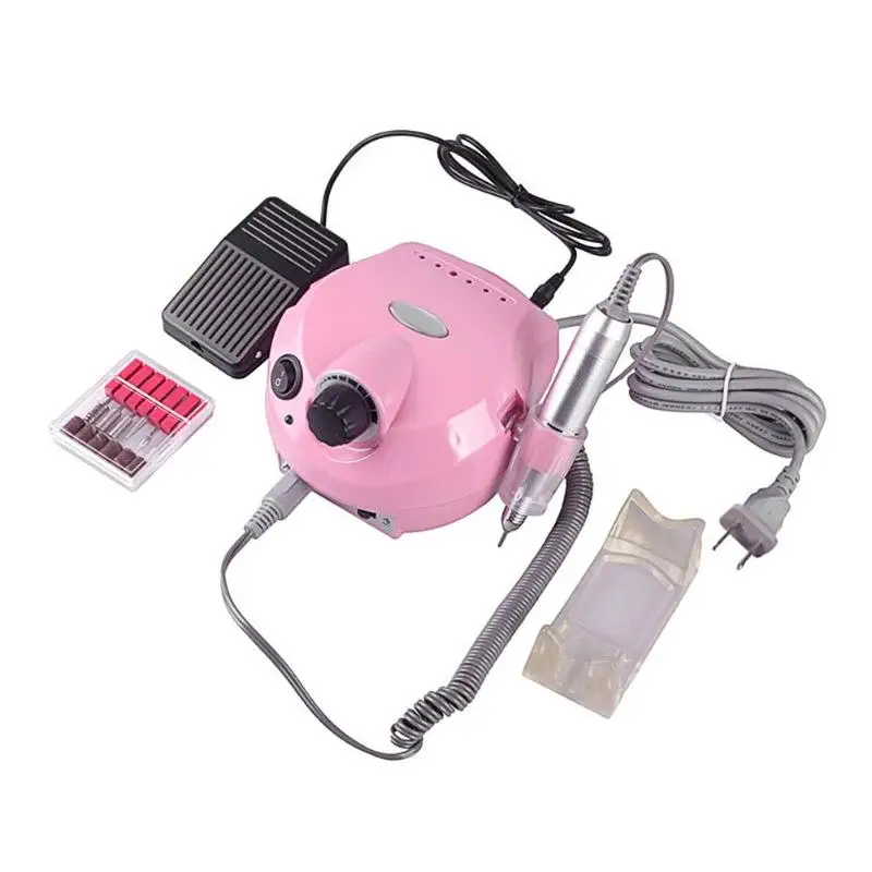 

US Plug Professional Electric Acrylic Nail Art Drill Grinding Sand Manicure Machine Grinder Polishing Tool
