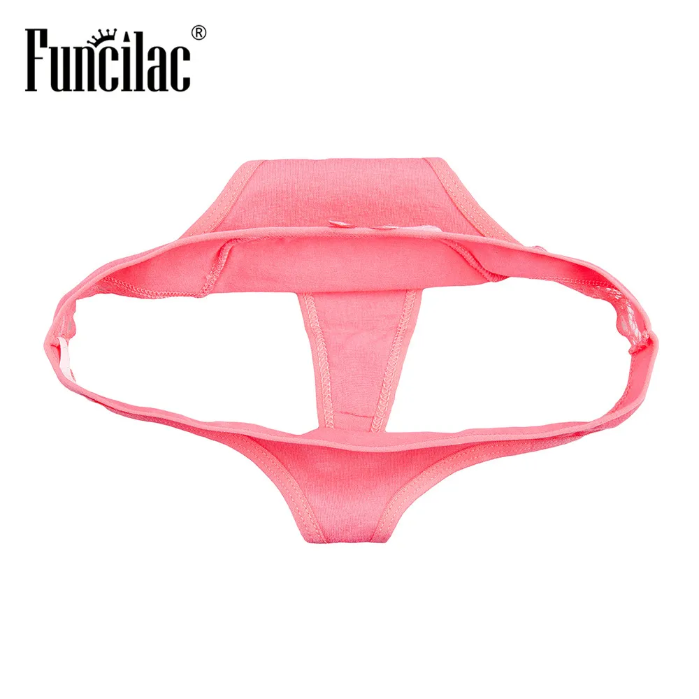 FUNCILAC сексуальное женское нижнее белье хлопковые стринги трусики для девушек
