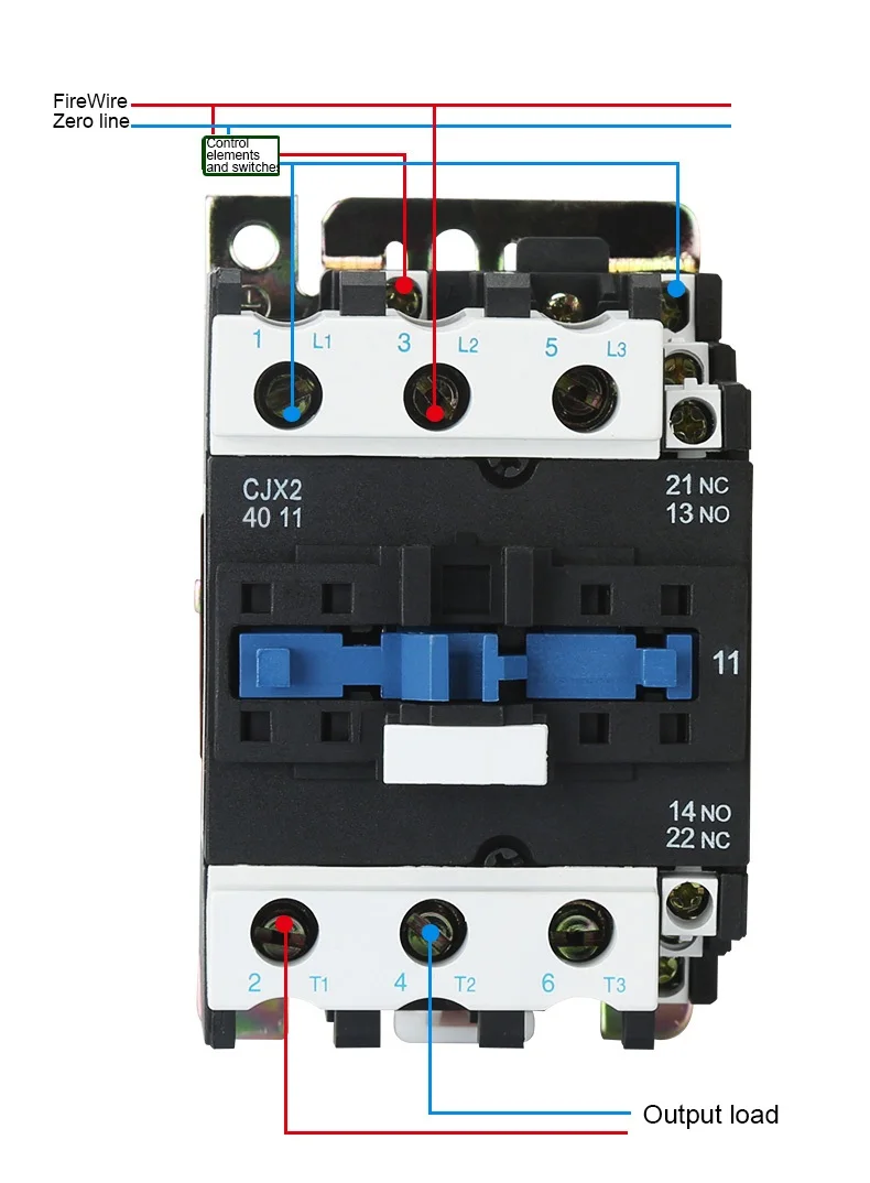 CJX2-4011 40A 3 P без NC контактор AC 220 В 380 В 110 В 48 В 36 В 24 В