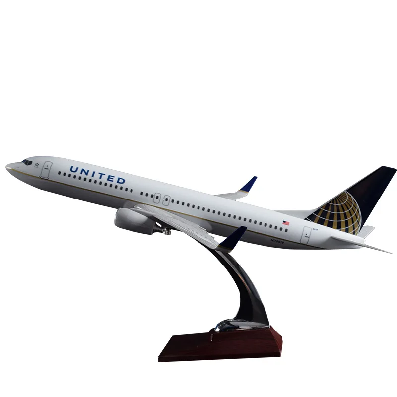 40 см смолы B737 800 United с трёхмерными чертёжами Соединенные Штаты Boeing 737 модель