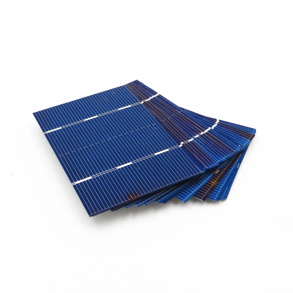 

50Pcs Solar Panel DIY Solar Cells Polycrystalline Photovoltaic Module DIY Solar Battery Charger Painel Solar 0.66W 78*52mm