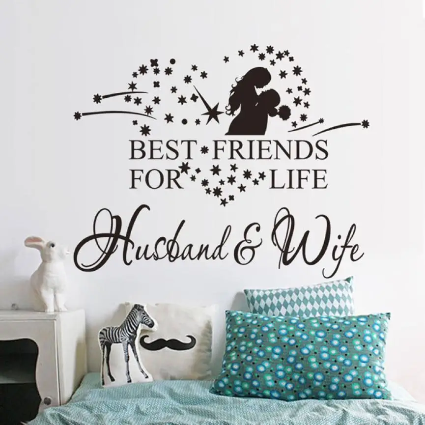 New Husband And Wife Stickers on the wall stickers for kids rooms home