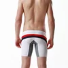 Low Rise Pouch Sexy Men Swimwear Swimsuit Trunks Long Bikini Boxers Shorts Man Beach Sea Board  Wear Shorts SEOBEAN Brand 2