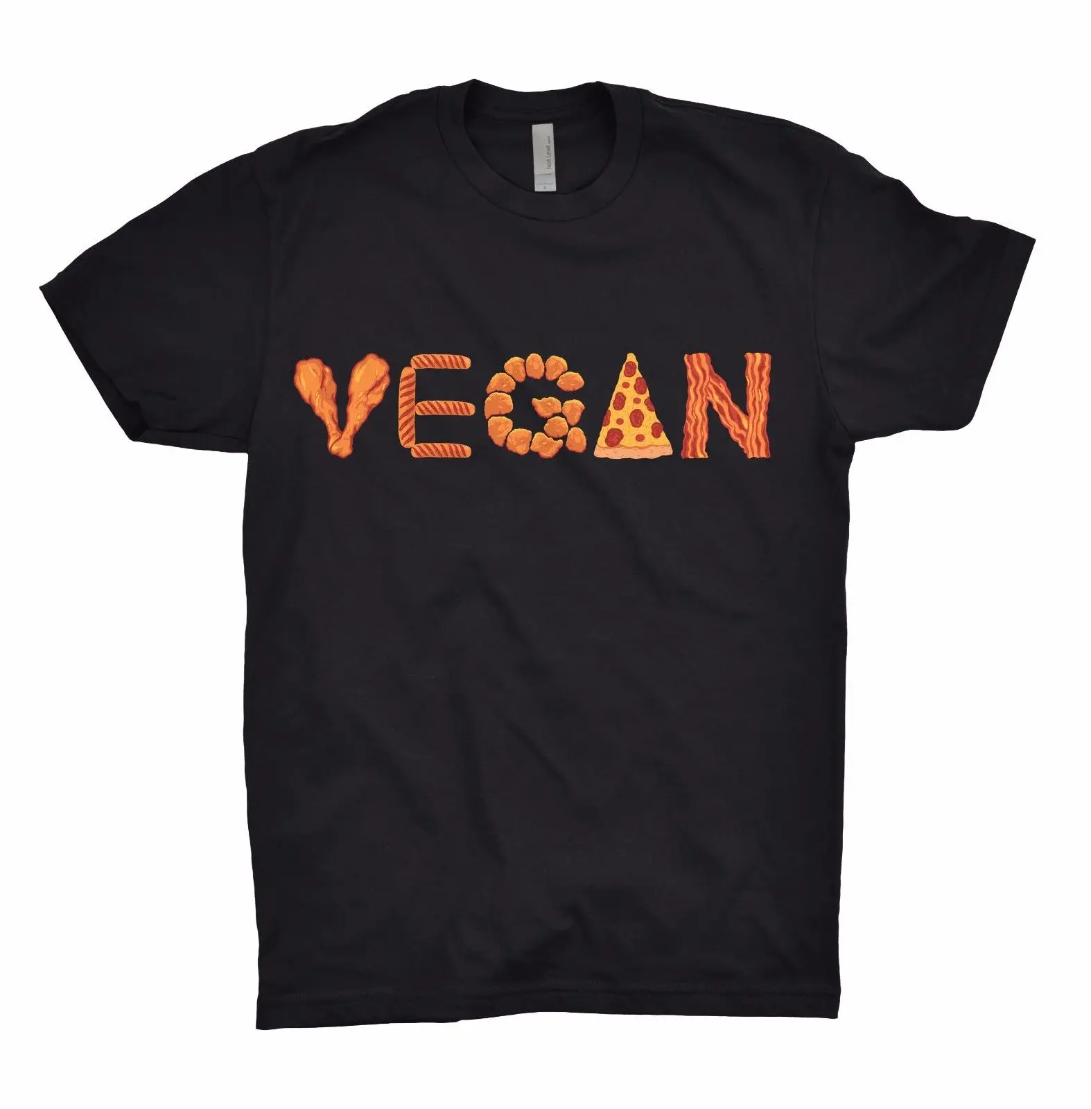 VEGAN футболка диета анимальс Are Friends пиццы забавная курица бекон Netflix авокадо