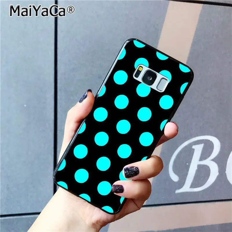 Red Black Gold Polka dots Dot