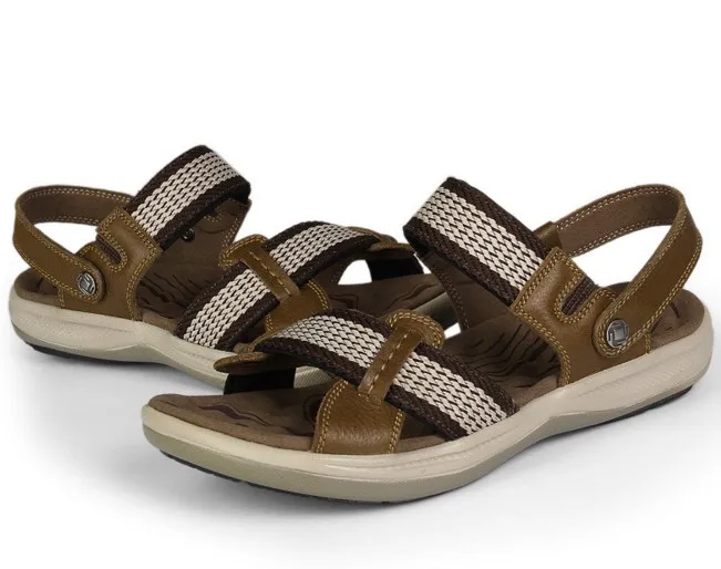 Cyabmoz торговая марка Большие размеры 38–47 Для мужчин; Летние босоножки; ботинки в рыбацком стиле; обувь для Мужская мода комфортно приморский пляж Туфли без каблуков тапочки