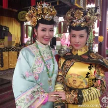 ТВ Игры Мэй Рен Сян актриса же дизайн светло зеленый костюм для династии Цин Принцесса императрица Qifu