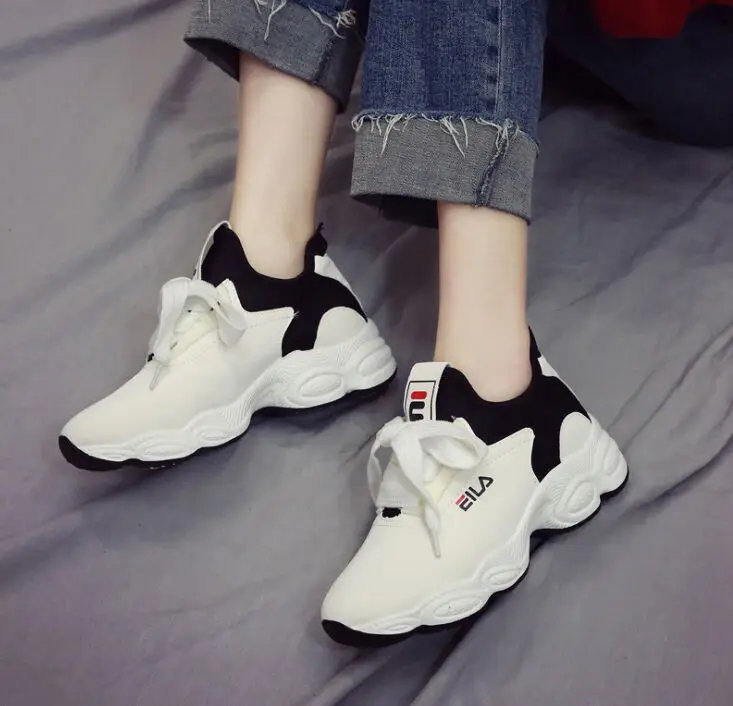 

2019 Women Plus Size Spring Sneakers Knitting Sock Female Vulcanized Shoes Casual Slip On Flat Shoe Mesh Soft Walking Footwear