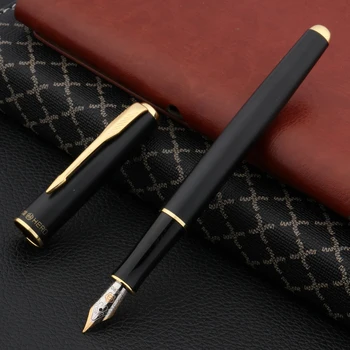 

hero 5020 Matte black pen OFFICE standard With Golden Trim M gift Fountain Pen
