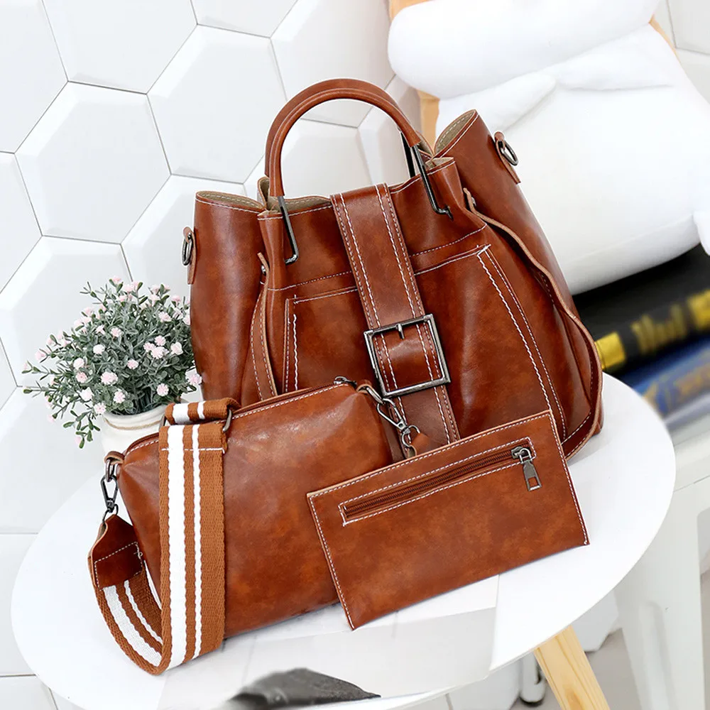 

women handbag set leather crossbody bags for women summer bags for women 2019 leather bags women shoulder bag crossbody#G2
