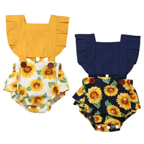 sunflower jumpsuit romper