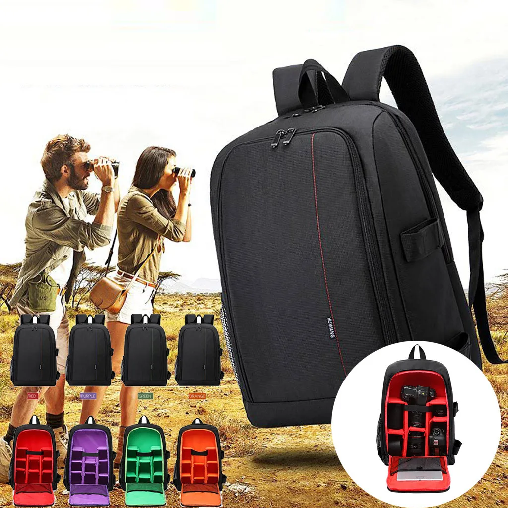 

Practical DSLR Camera Shoulder Water-proof Bag Backpack Case For Canon/Nikon