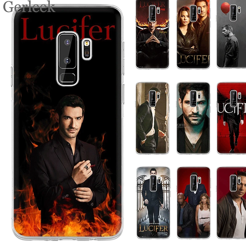 Чехол LUCIFER для Samsung M10 M20 M30 M40 S6 S7 Edge S8 S9 S10 Plus S10e Note 8 9 10 милый чехол | Мобильные