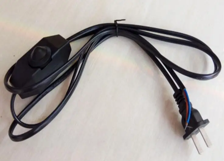 

100PCS 1.8M LED Dimmer Switch Cable Light Modulator Lamp Line Dimmer Controller For Table Lamp EU/US Plug 220V Electricity wire