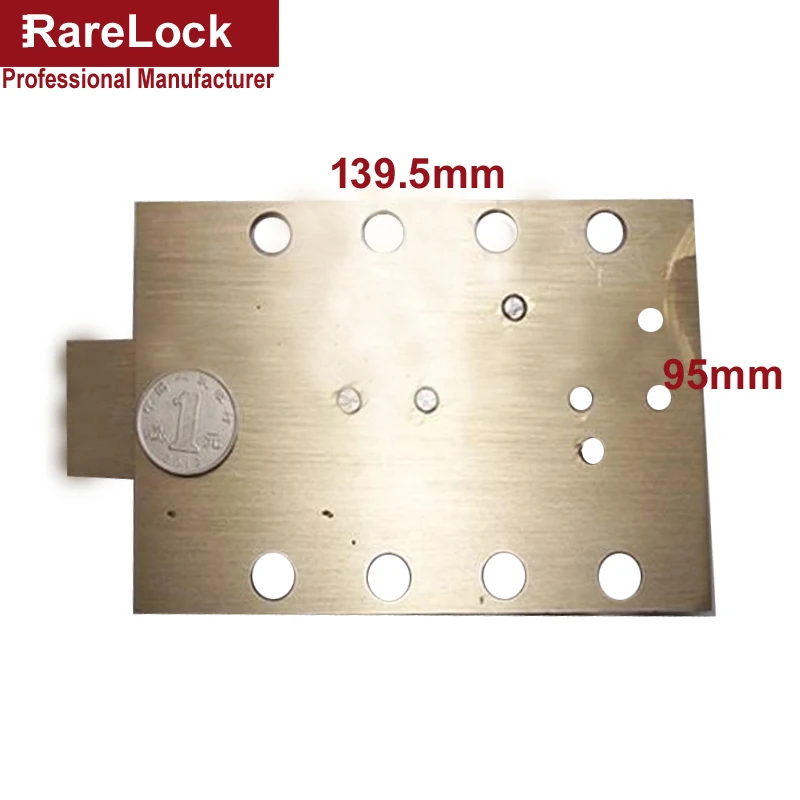 Rarelock BMMS409 латунный замок Valt для сейфа двери шкафа использовать как 2 группы ключей, чтобы открыть оборудование высокой безопасности