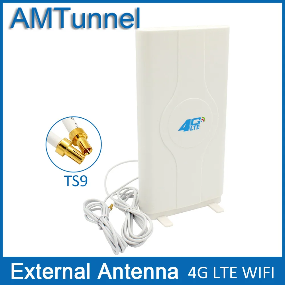 Gain 88dBi Booster Amplifier LTE 4G WiFi MIMO Antenna TS9 HUAWEI ZTE Router US 