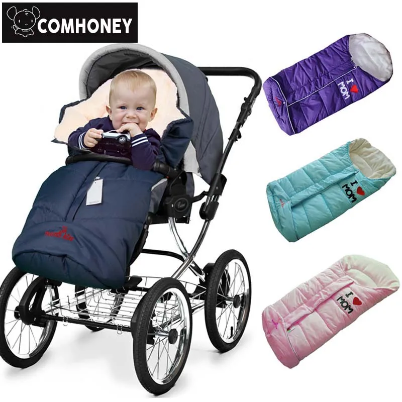 Baby Stroller Sleeping Bag Winter Envelope for Newborn Thick Swaddle