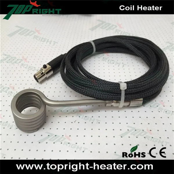 Heating Coil Enail Coil Heater 20mm 100W 5 Pin XLR Male Plug Coil K Type Thermo