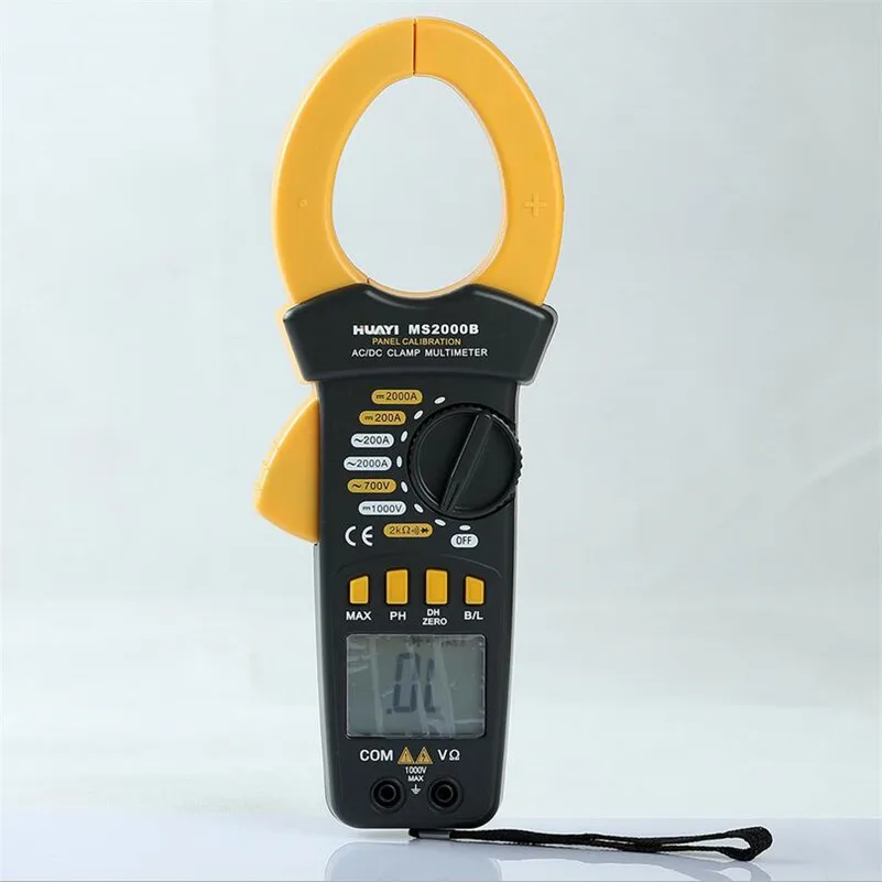 Digital Panel Calibrate Clamp Meter MS2000B Voltmeter Ammeter Clamp Multimeter