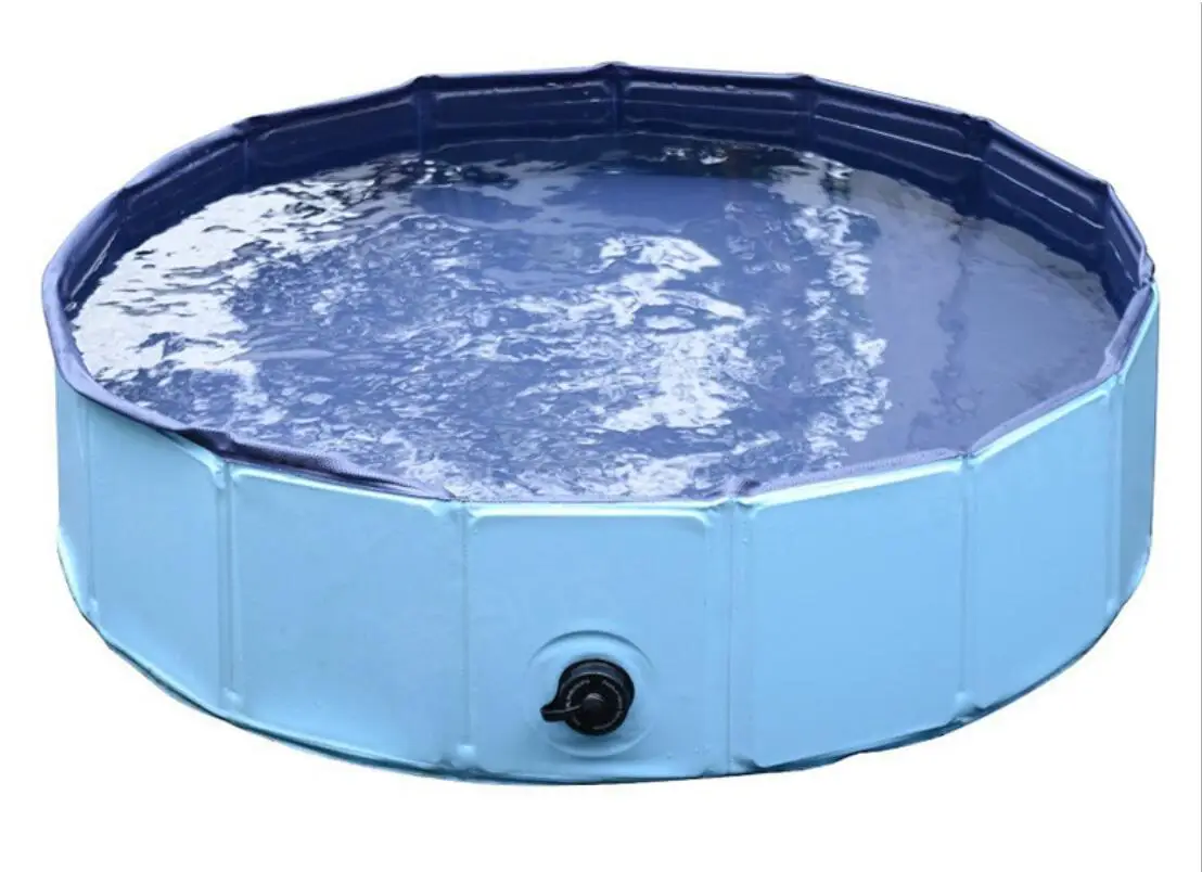 Foldable Pool Dog Pet Swimming Pool For Dog Big-Size Collapsible 4 Seasons Pet Playing Washing Pond For Cat Large Dog Summer