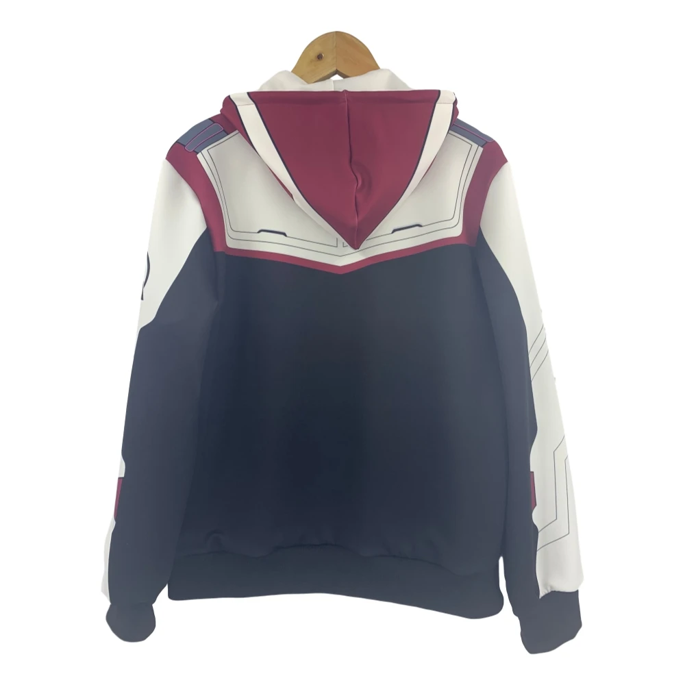 Avengers Endgame Cosplay Hoodies 3D Pullover Sweatshirt Quantum Realm Costumes Sweatshirt Hoodies Zipper