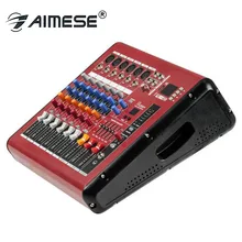 6-канальный Bluetooth микрофон DSP цифровой эффект смеситель контроллер смешивания со смесителем USB MP3+ 48V DJ оборудование студии звукозаписи