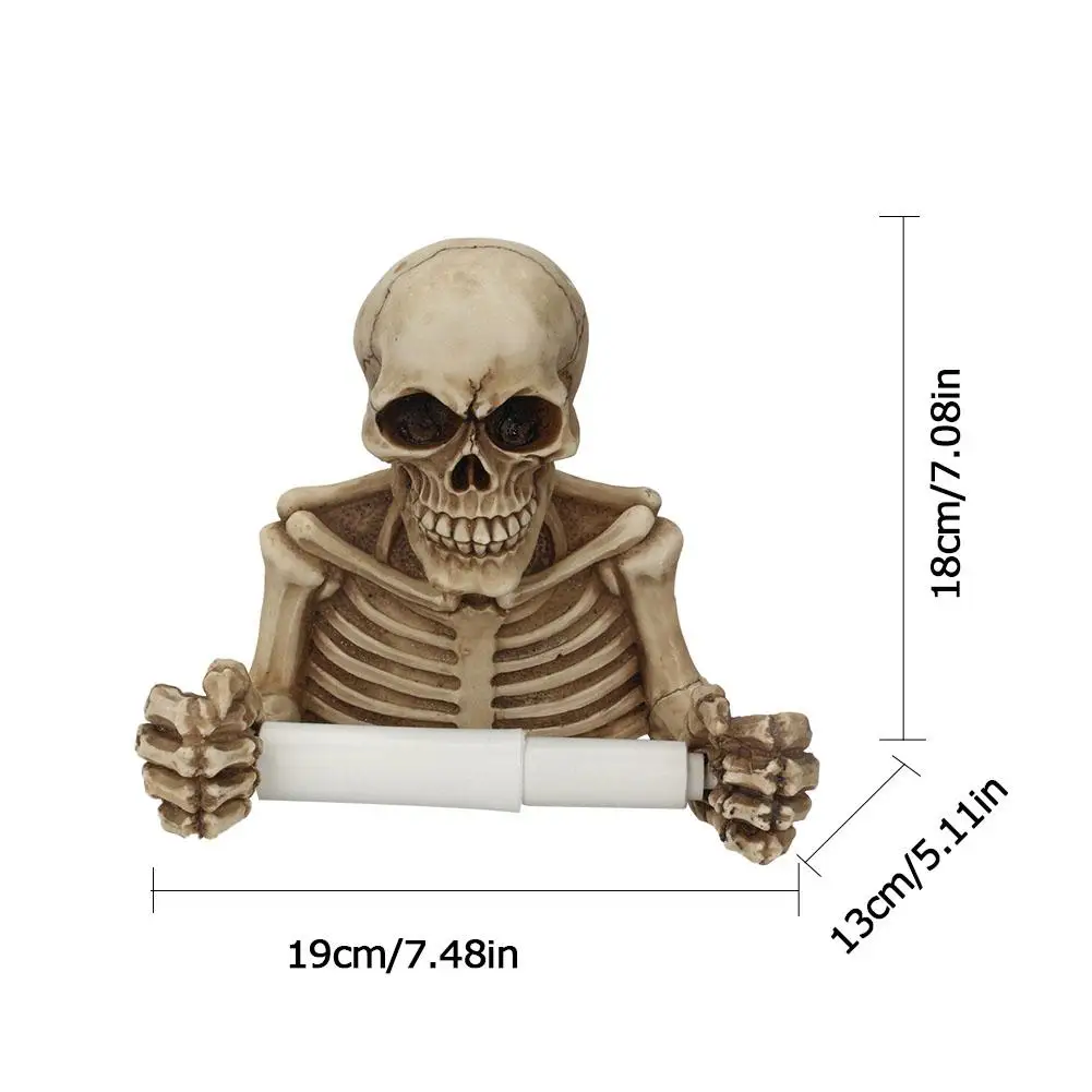 the skeleton toilet paper holder wall mount measurement