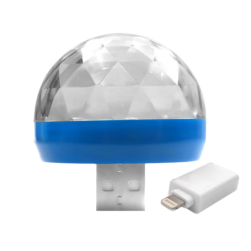 Hoomall музыка изменение цвета мини USB светодиодный светильник портативный