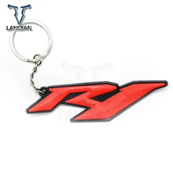 

For Yamaha YZF R1 Motorcycle Model universal Keychain Keyring Key Chain Key Ring Holder soft Rubber