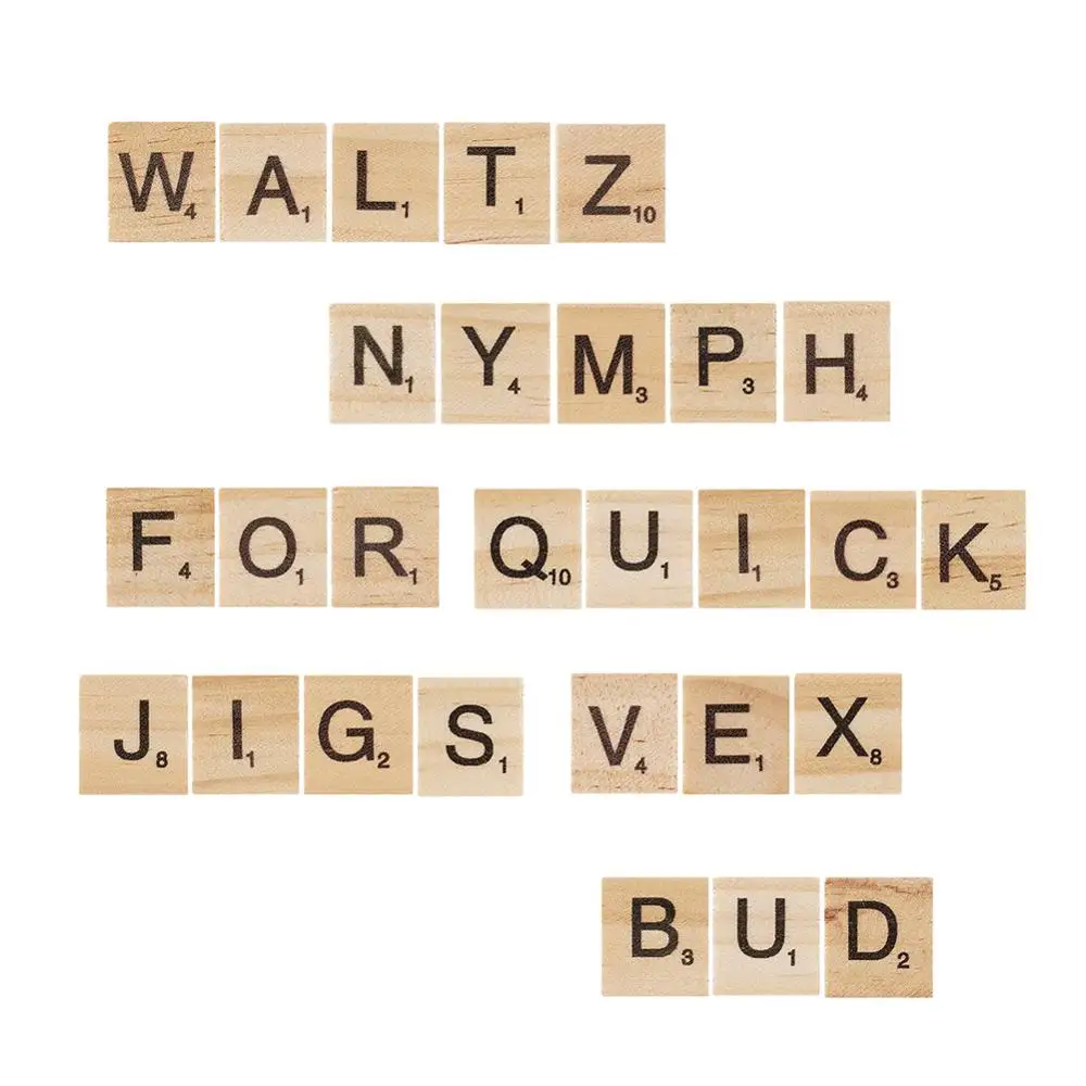 Pandahall 100pcs Wood Square Alphabet Cabochon A Z Capital Letters For Making Diy Gift Decoration Crossword Spelling x18mmx5mm Jewelry Findings Components Aliexpress