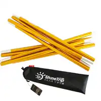 2 เสา a lot อลูมิเนียมกันสาดกลางแจ้งสนับสนุน Pole Camping กันสาดเสา sunshelter เสาสนับสนุน