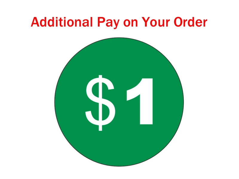 Extra fee - 