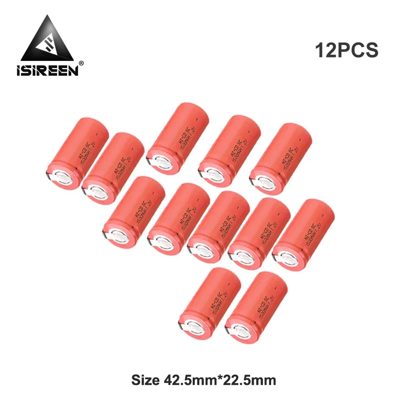 

SC 1.2V 1500mAh Ni-CD Rechargeable Batteries Cell DIY Power Tool Battery Packs Subc Ni CD Accumulator Electric Candle Light