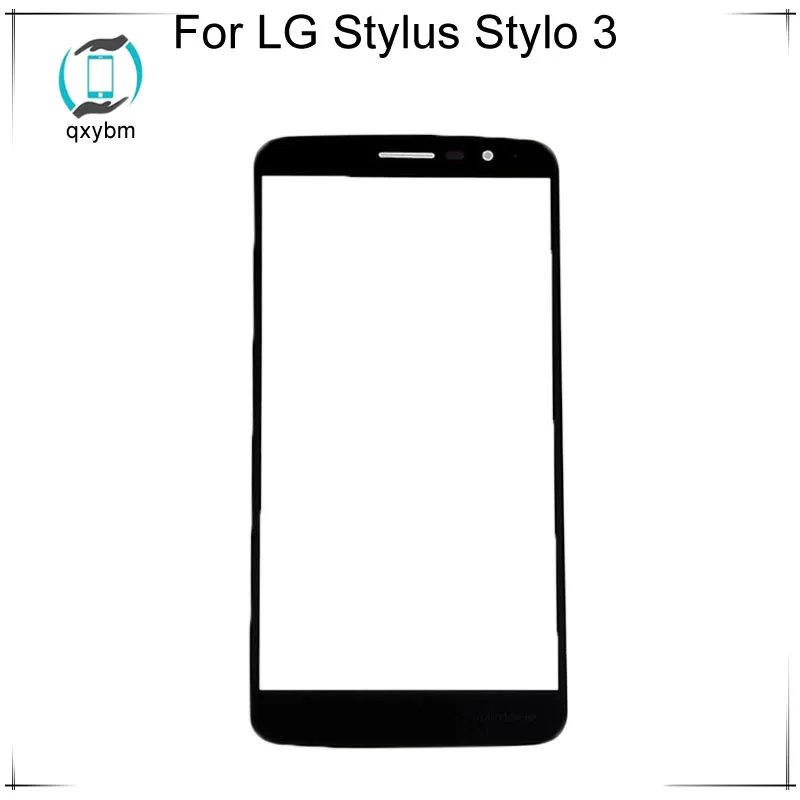 Новый Черный 5 7 дюйма для LG Stylo 3 K10 Pro LS777 M400DK передняя внешняя стеклянная панель
