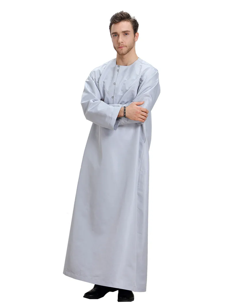 Повседневная мужская мусульманская хадж мусульманская одежда мужская белая BTH808