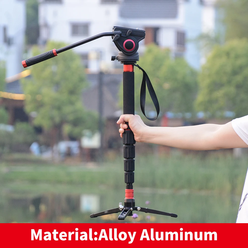 DIGITALFOTO 69" DM03 Aluminum Monopod Video Camera monopod Kit Fluid