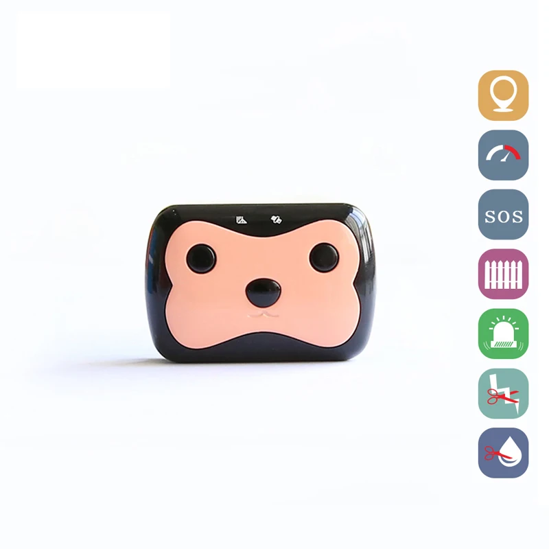 

Waterproof GPS Tracker Cats Dogs Pet Long Standby Free Web Page APP Real-time Tracking Device LBS Locator with LED Indicator