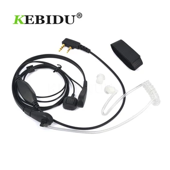 

kebidu Throat Vibration Headset Headphone Earphone Throat Microphone for BaoFeng UV-5R UV-B5 UV-B6 BF-888S TG-UV2 Walkie Talkie