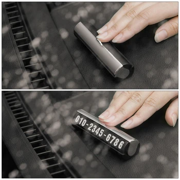 

Stylish simplicity Car Temporary Stop Sign Creative Stereo Reverse Temporary Parking Card Car Temporary Mobile Phone Number
