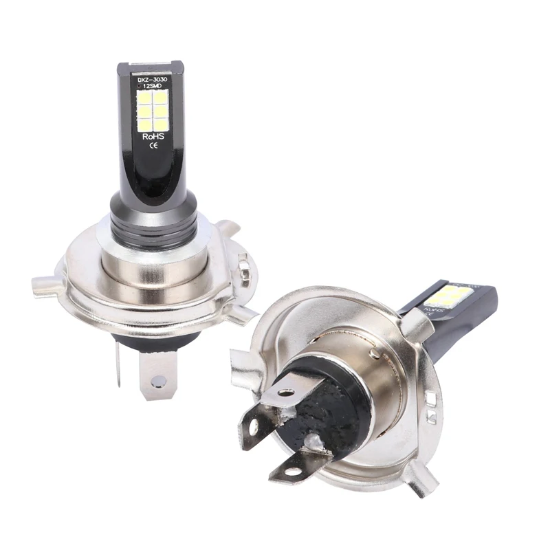 2X H4 светодиодные лампы Bi-Xenon Hi/Lo 1000LM фары конверсионный комплект DC12-24V | Автомобили